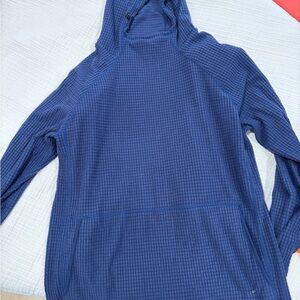Men's Blue Hooded Jacket